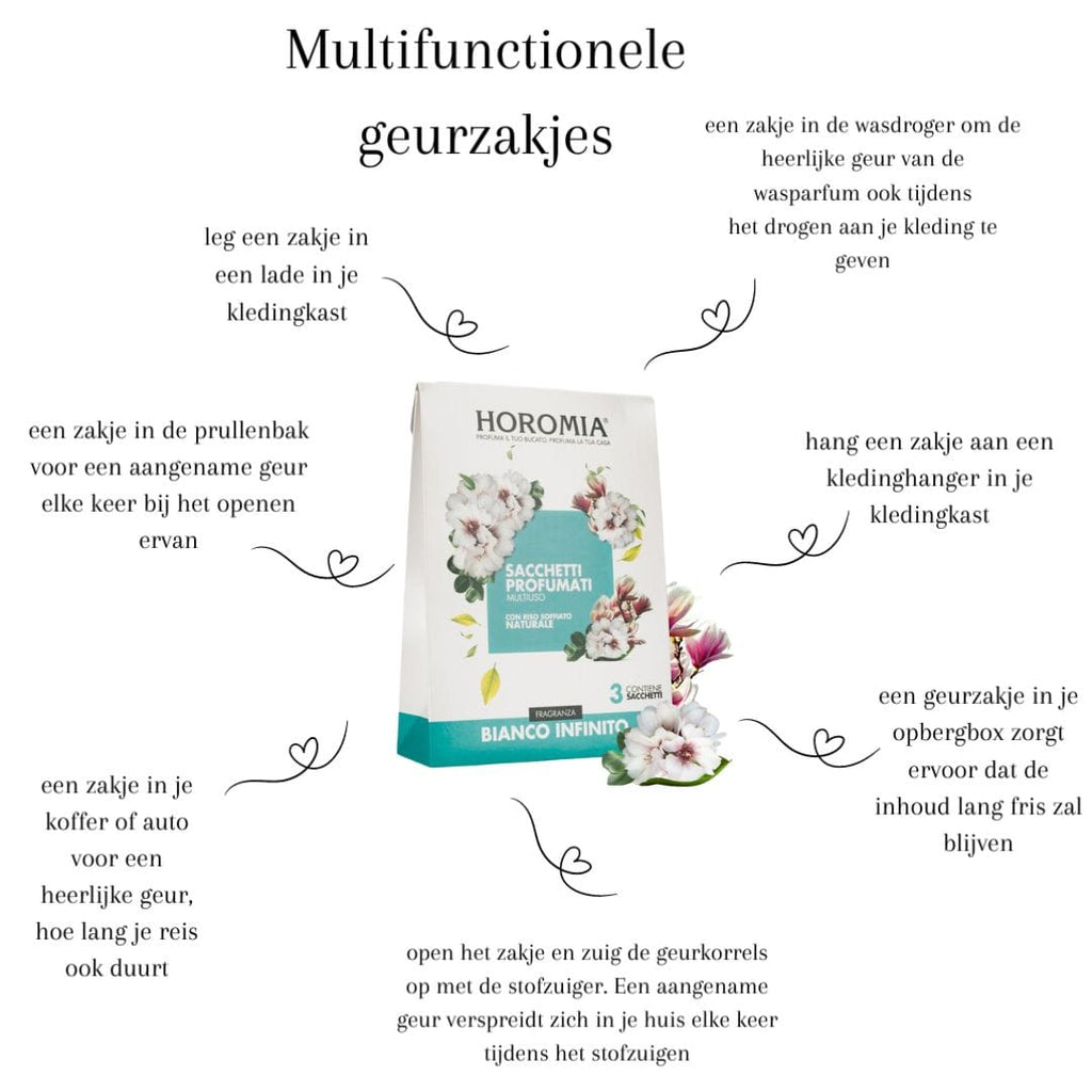 Geurzakjes Bianco infinito