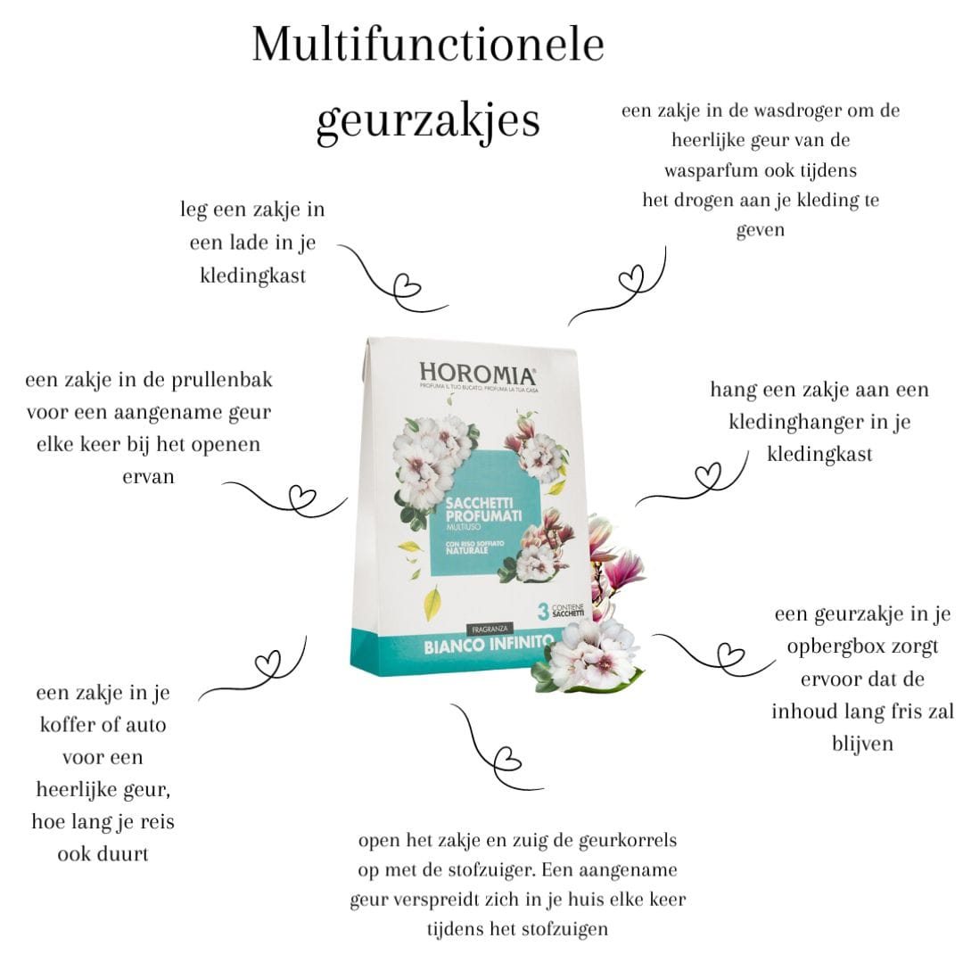 Geurzakjes Bianco infinito