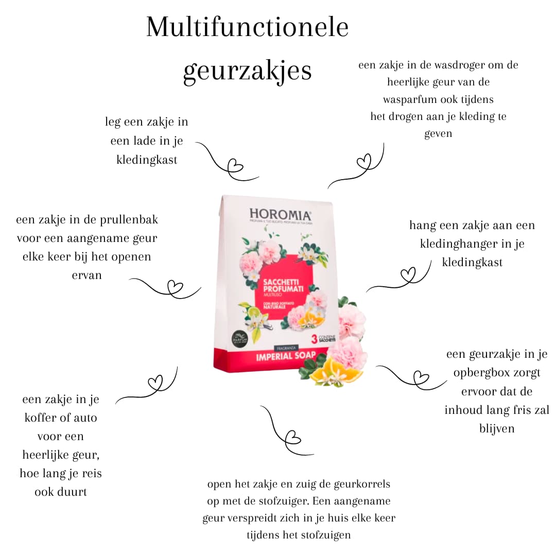 Geurzakjes Imperial soap