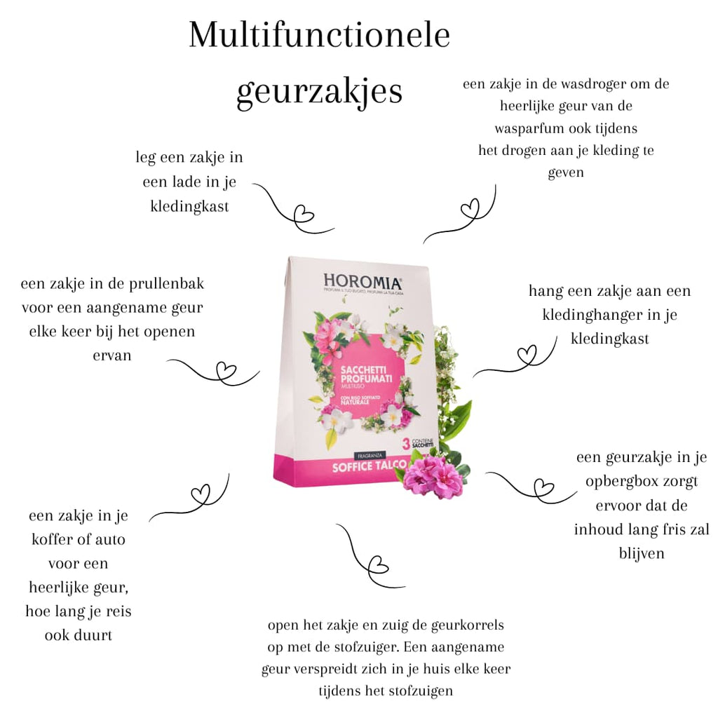 Geurzakjes Soffice talco