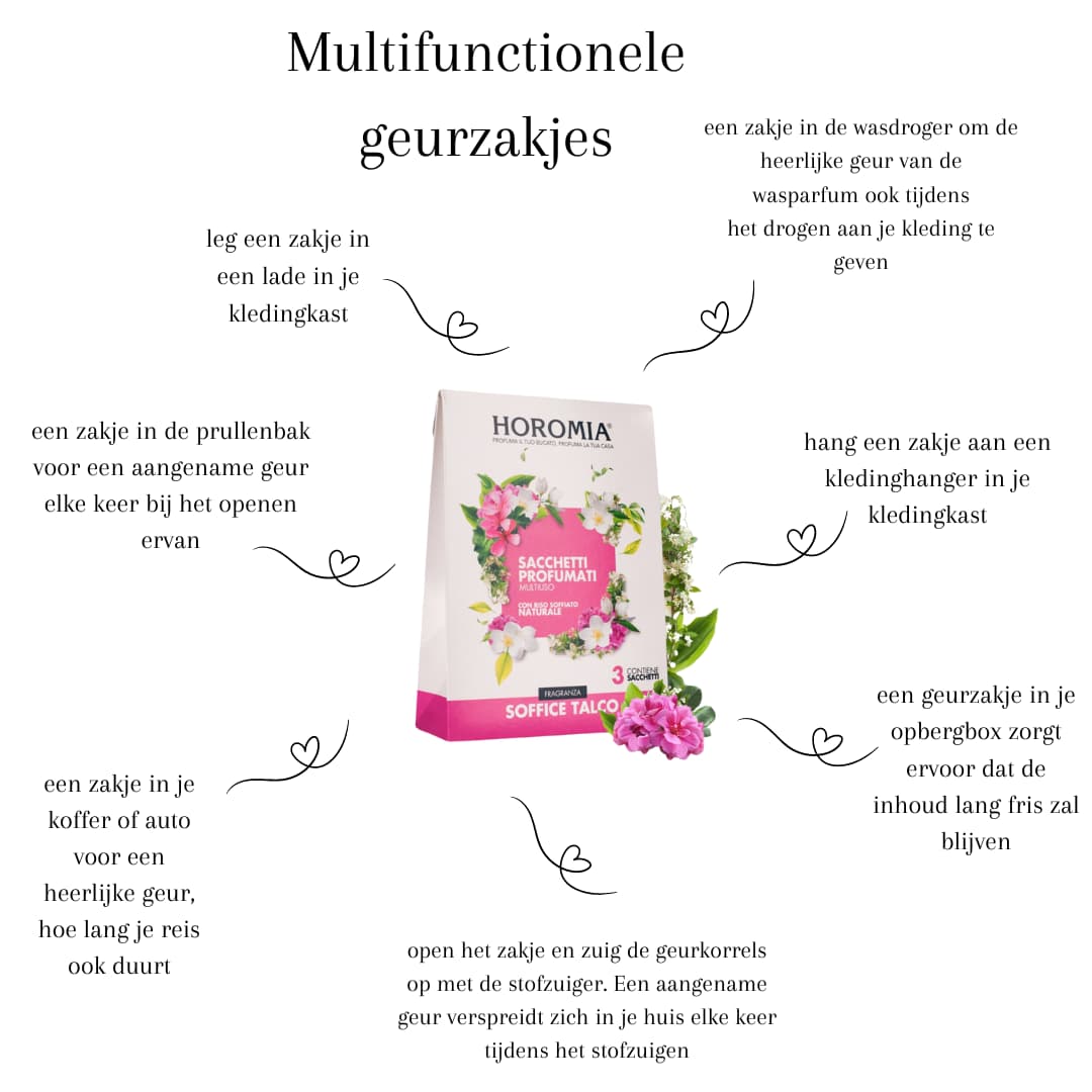 Geurzakjes Soffice talco