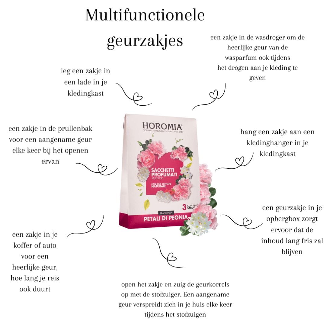 Geurzakjes Petali di peonia