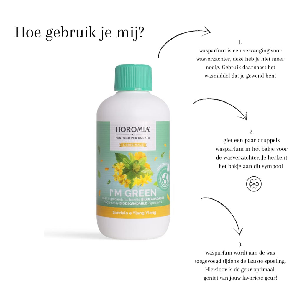Horomia wasparfum I’M GREEN Sandalo e Ylang Ylang biologisch